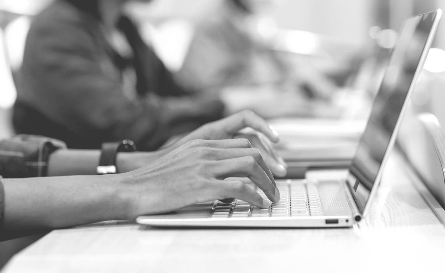 Team collaboration in modern office environment